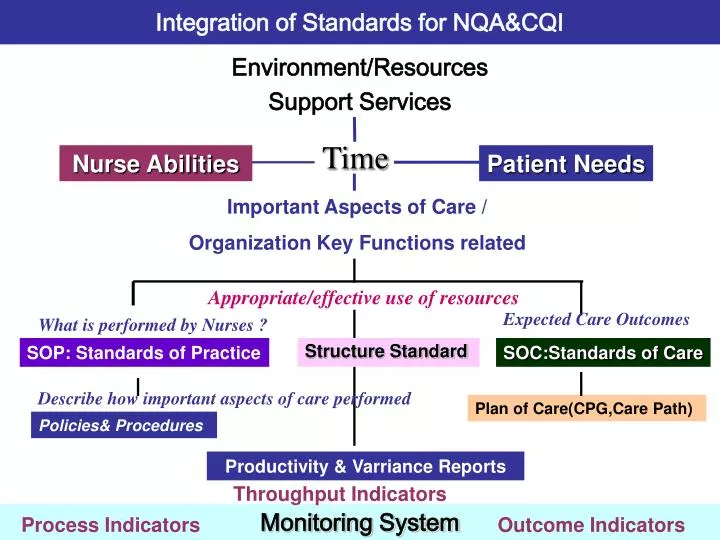 integration of standards for nqa cqi