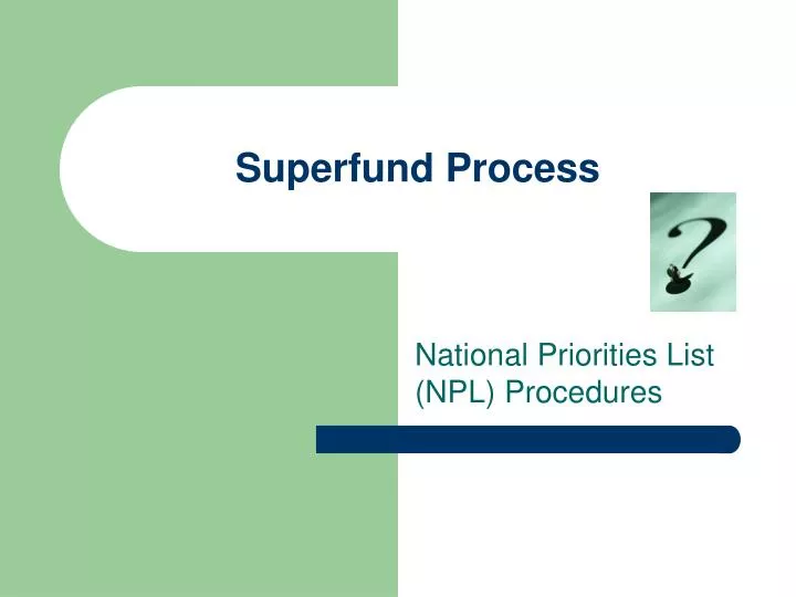 superfund process