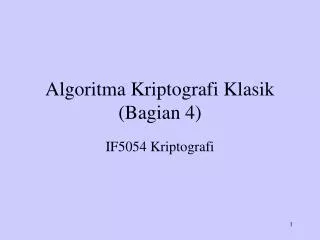 algoritma kriptografi klasik bagian 4