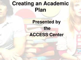 Creating an Academic Plan