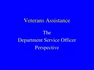 Veterans Assistance