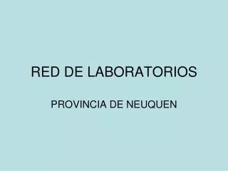 red de laboratorios