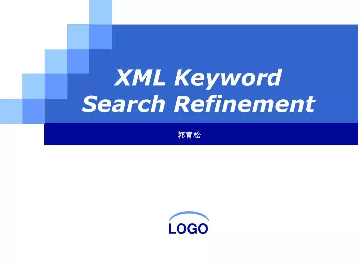 xml keyword search refinement