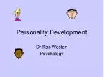 Personality Development - slide 1