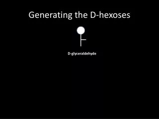 Generating the D- hexoses