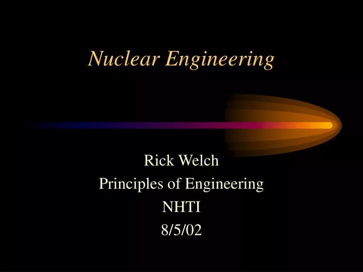 nuclear engineering