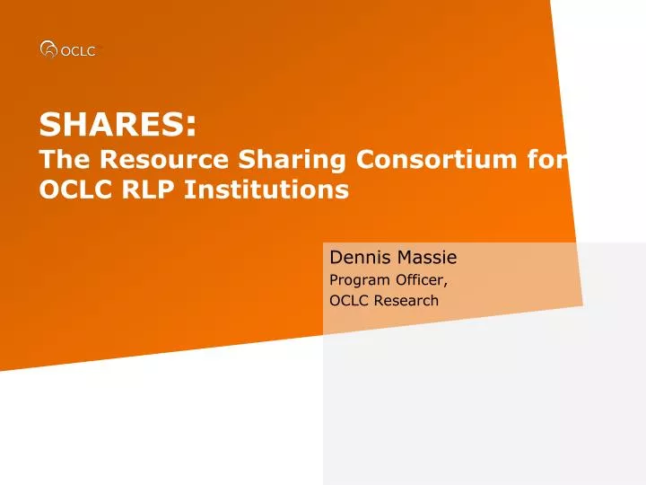 shares the resource sharing consortium for oclc rlp institutions