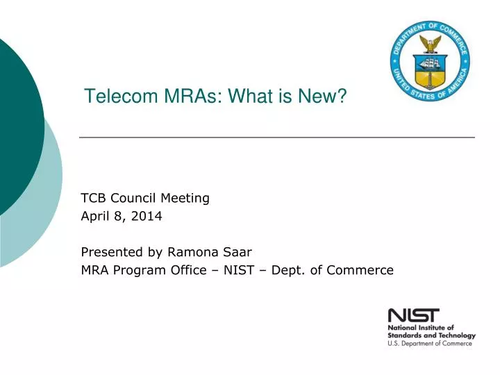 telecom mras what is new