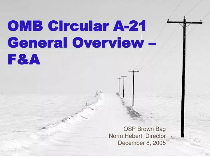 omb circular a 21 general overview f a