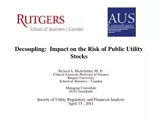 Decoupling: Impact on the Risk of Public Utility Stocks