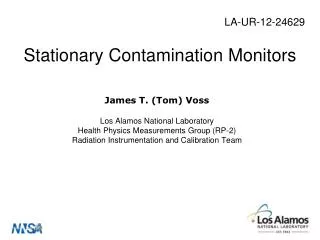 Stationary Contamination Monitors