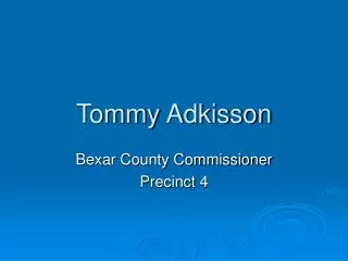 Tommy Adkisson