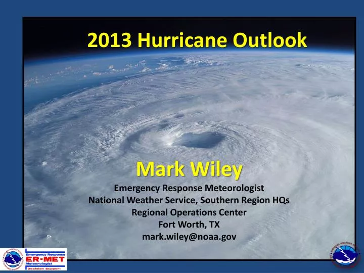 2013 hurricane outlook
