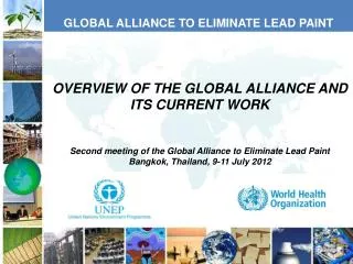 GLOBAL ALLIANCE TO ELIMINATE LEAD PAINT