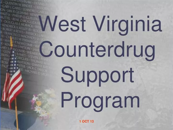 west virginia counterdrug support program