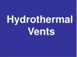 Hydrothermal Vents - slide 1