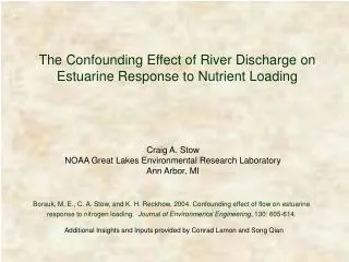 The Confounding Effect of River Discharge on Estuarine Response to Nutrient Loading