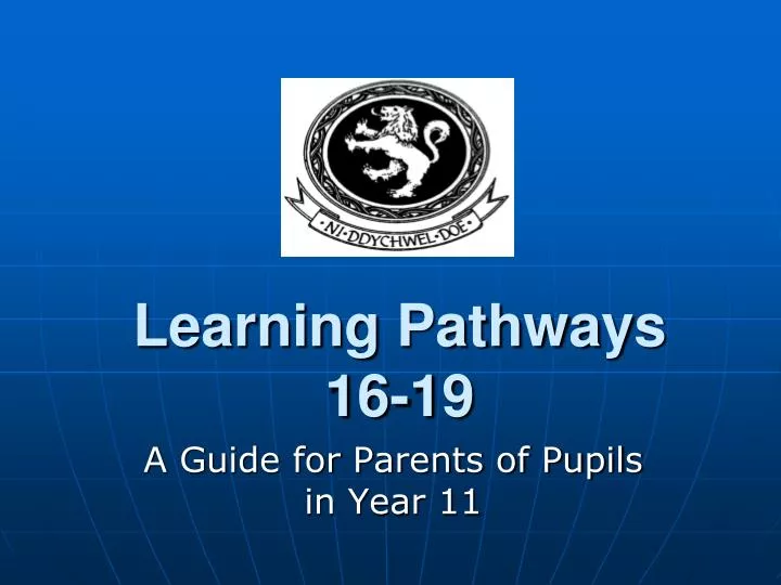 learning pathways 16 19
