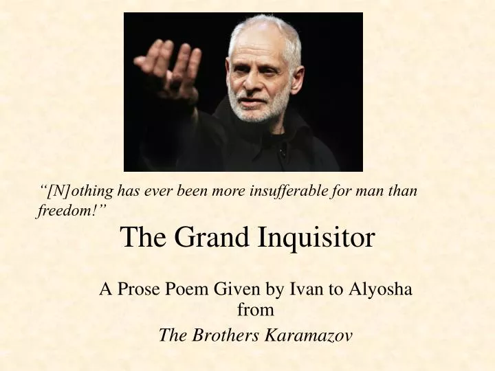 the grand inquisitor