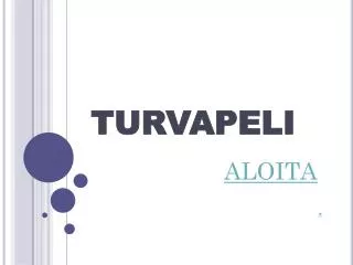 turvapeli