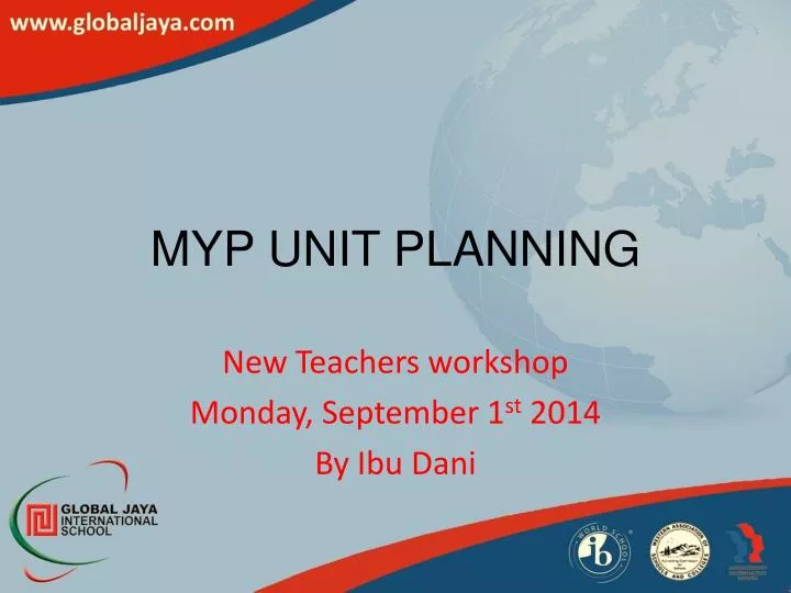 myp unit planning