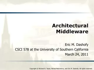Architectural Middleware