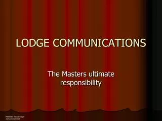 LODGE COMMUNICATIONS