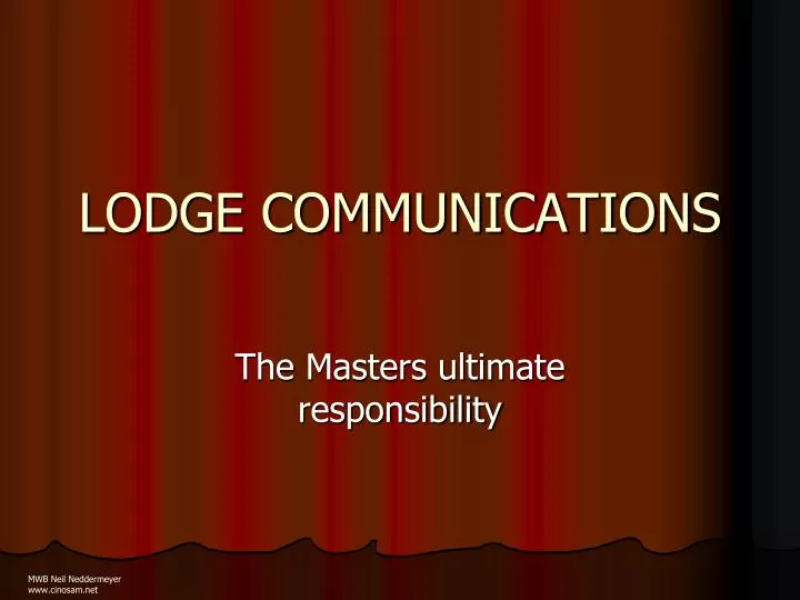 lodge communications