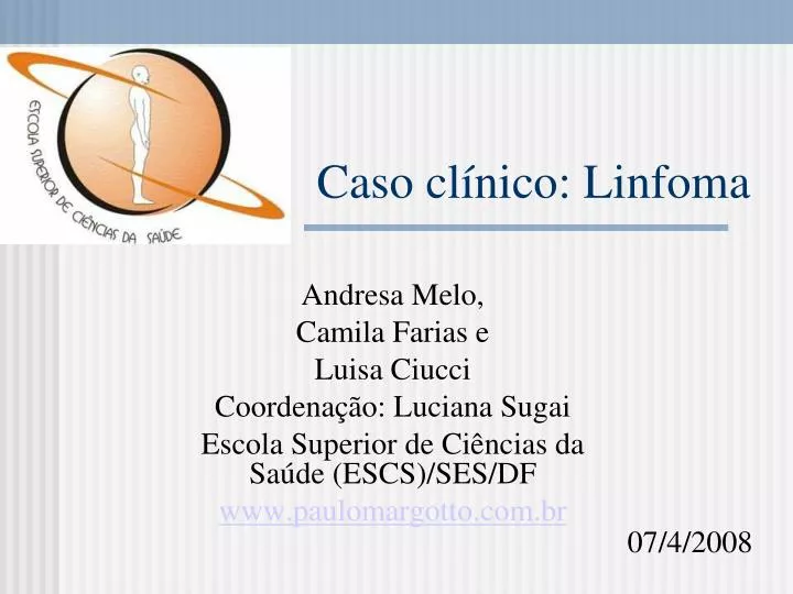 caso cl nico linfoma