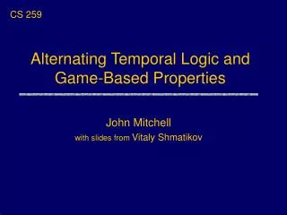Alternating Temporal Logic and Game-Based Properties