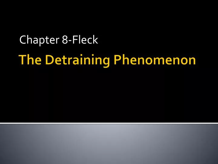 chapter 8 fleck