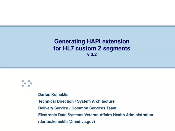 generating hapi extension for hl7 custom z segments v 0 2