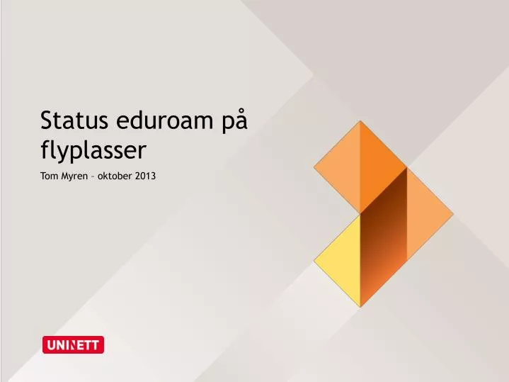 status eduroam p flyplasser