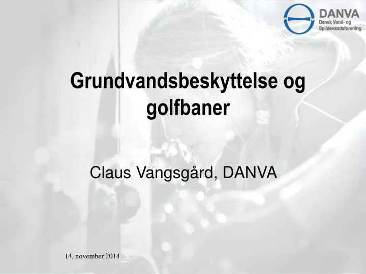 grundvandsbeskyttelse og golfbaner