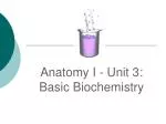 Understanding Basic Biochemistry: The Chemistry of Life - slide 1