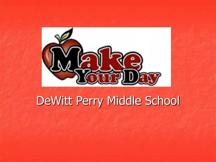 dewitt perry middle school