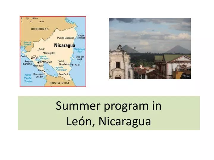 summer program in le n nicaragua