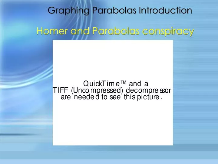 graphing parabolas introduction