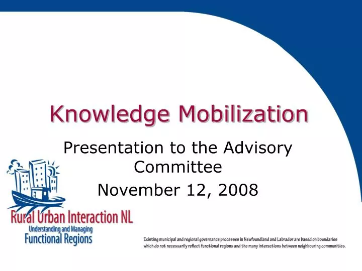 knowledge mobilization