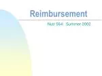 Reimbursement - slide 1
