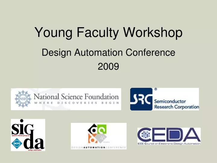young faculty workshop