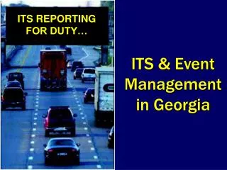 ITS &amp; Event Management in Georgia