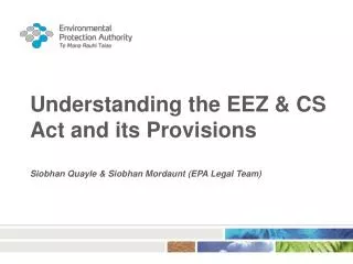 EEZ Act 2012