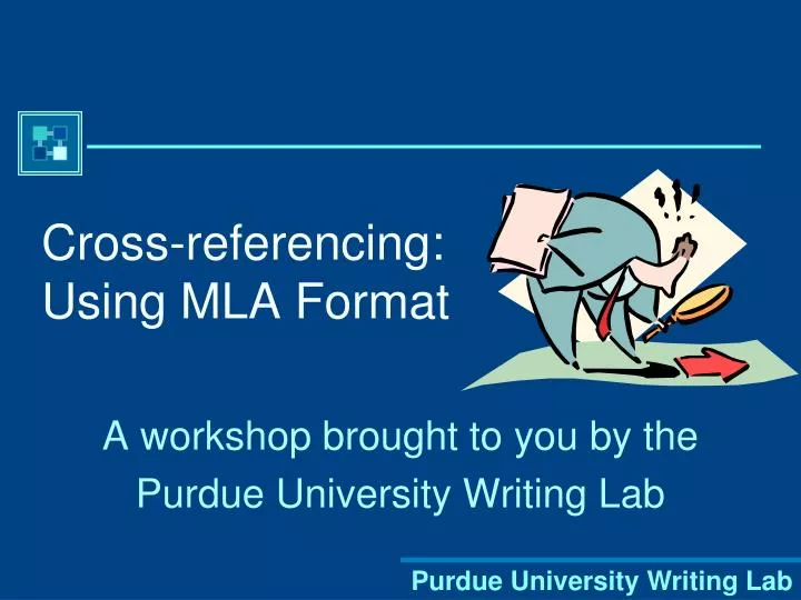 cross referencing using mla format