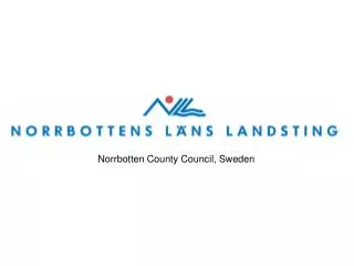 Norrbotten County Council, Sweden