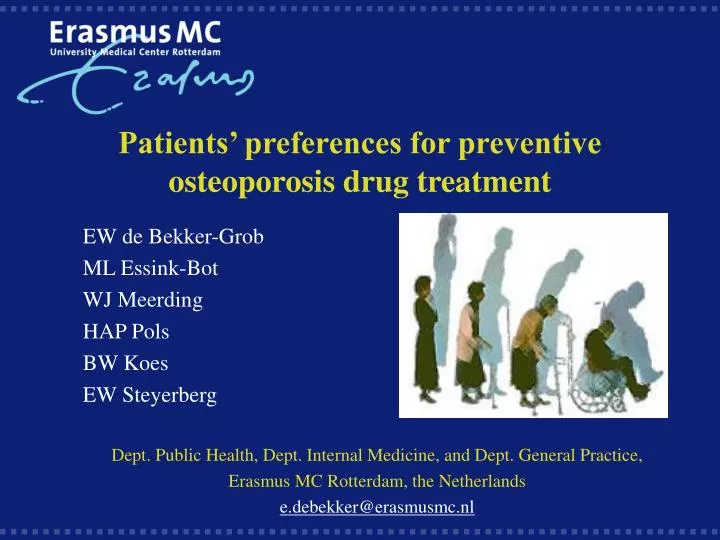 patients preferences for preventive osteoporosis drug treatment