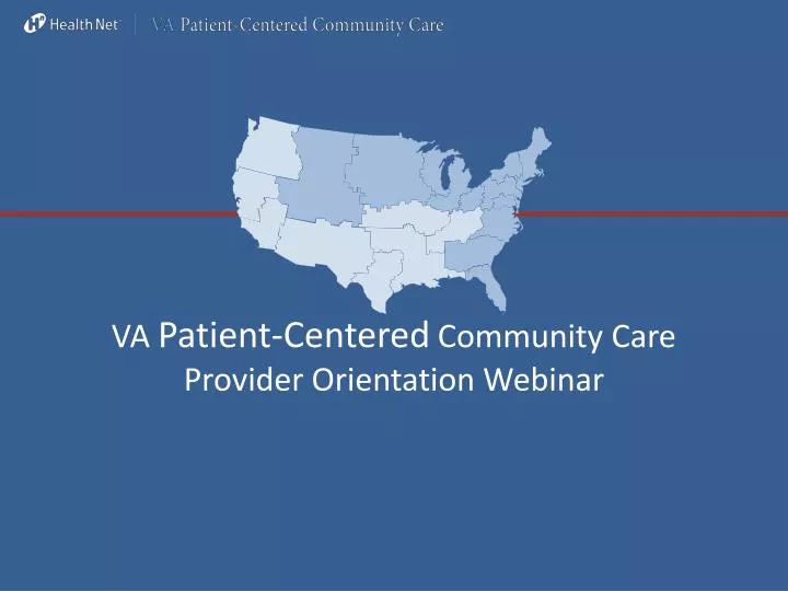 va patient centered community care provider orientation webinar