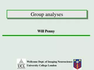 group analyses