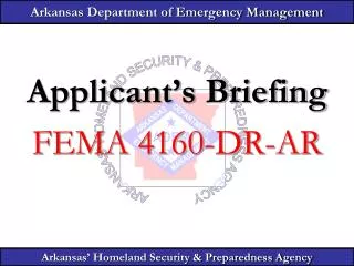 Arkansas Department of Emergency Management