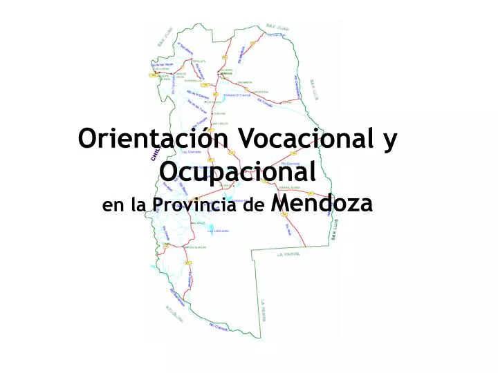 orientaci n vocacional y ocupacional en la provincia de mendoza
